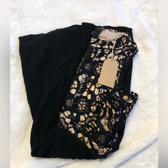 NWT Blu Pepper Women’s Lace Mini Formal Dress - Picture 12 of 16